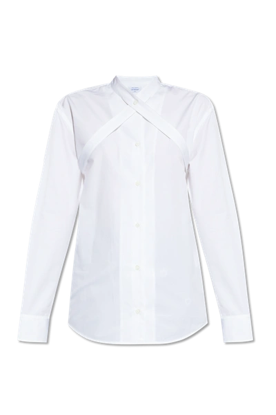 Off-white White Cotton Shirt In New