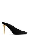 Balmain Women's Ruby Pointed Toe High Heel Mules In New