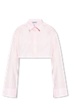 Loewe Cropped Shirt In Cotton In New
