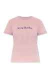 Acne Studios Cotton T-shirt In Purple