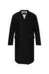 DSQUARED2 DSQUARED2 BLACK DOUBLE-BREASTED COAT