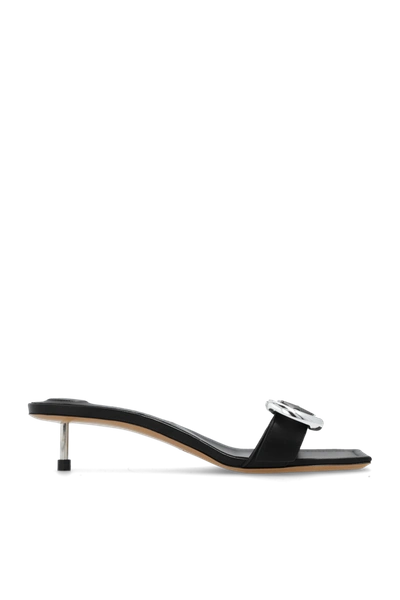 Jacquemus 40mm Buckle Leather Mules In New