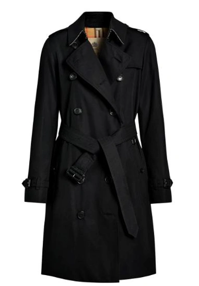 Burberry Coats In Blue