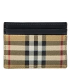 BURBERRY BURBERRY VINTAGE CHECK LEATHER CARDHOLDER