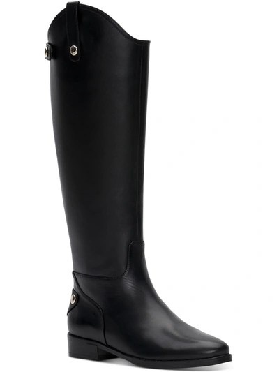 Inc Aleah Womens Leather Tall Knee-high Boots In Black