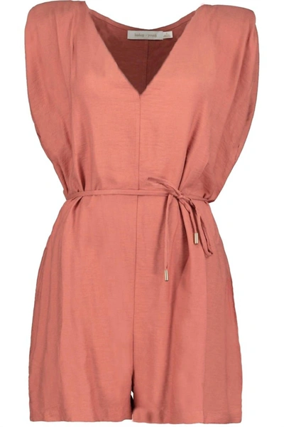 Bishop + Young Harlowe Romper In Divine In Pink