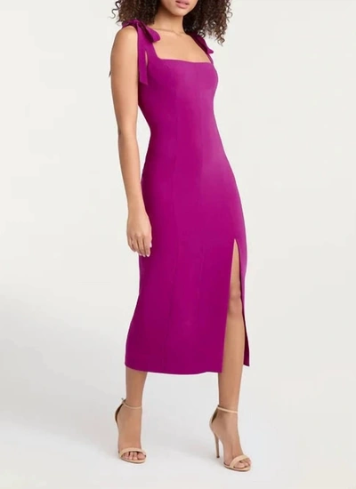 Cinq À Sept Fynn Dress In Vibrant Plum In Pink