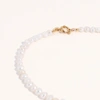 Joey Baby Gold Jackie Essential Pearl Necklace In Silver