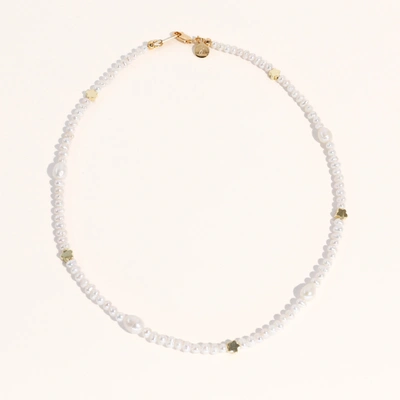 Joey Baby Limited Dainty Pearl In Pearl And Gold