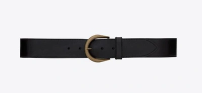 Saint Laurent Belts In Black