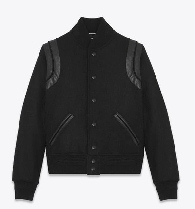 Saint Laurent Jackets In Black