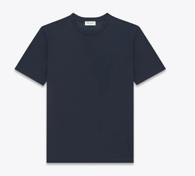 Saint Laurent T-shirt In Blue