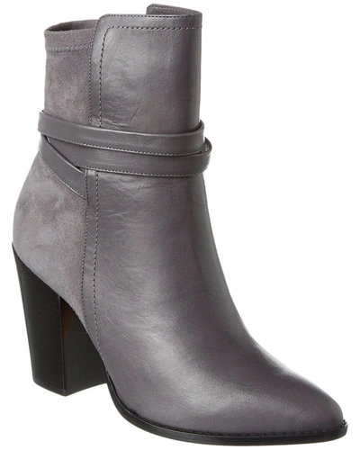 ALEXANDRE BIRMAN CLARITA TIE 90 LEATHER & SUEDE BOOTIE