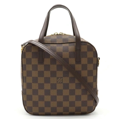 Pre-owned Louis Vuitton Spontini Canvas Shoulder Bag () In Brown