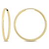 Mimi & Max 25mm Hoop Earrings In 14k Yellow Gold In Yellow