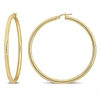 Mimi & Max 57.5mm Hoop Earrings In 14k Yellow Gold In Yellow