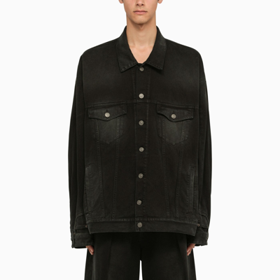 Balenciaga Deconstructed Jacket In Black