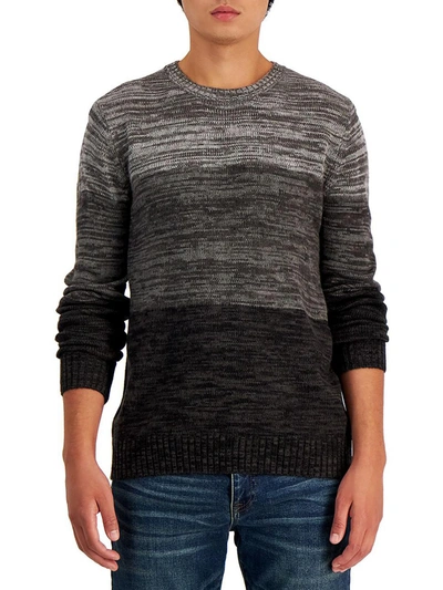 And Now This Mens Ombre Regular Fit Crewneck Sweater In Grey