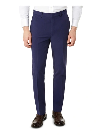 Michael Kors Montegue Mens Modern Fit Separate Suit Pants In Blue