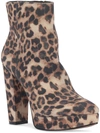 JESSICA SIMPSON SELMIE WOMENS SIDE ZIP ALMOND TOE ANKLE BOOTS