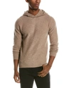 VINCE BOILED CASHMERE HOODIE