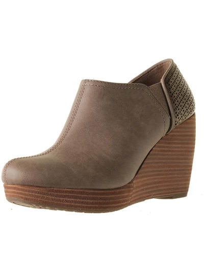 Dr. Scholl's Shoes Harlow Womens Ankle Booties In Brown