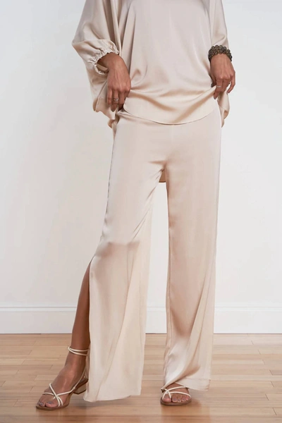 Nouvelle Silk95five Pondy Pant In Almondine In Brown