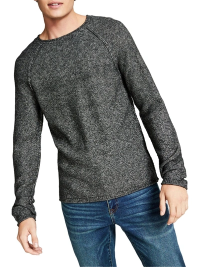 And Now This Mens Knit Pullover Crewneck Sweater In Black