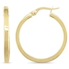 Mimi & Max 24mm Hoop Earrings In 10k Yellow Gold In Yellow