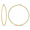 Mimi & Max 65mm Polished Hoop Earrings In 10k Yellow Gold In Yellow