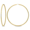 Mimi & Max 70mm Hoop Earrings In 14k Yellow Gold In Yellow
