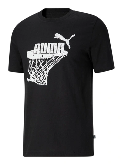 Puma All Net Mens Basketball Crewneck Graphic T-shirt In Multi