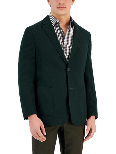 Vince Camuto Hill Mens Slim Fit Suit Separate Two-button Blazer In Green