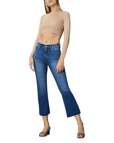 Dl1961 - Women's Bridget High Rise Bootcut Instasculpt Jeans - Mid Raw In Blue