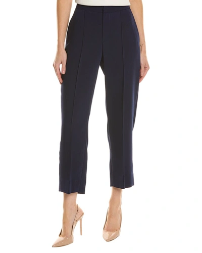 Vince Mid-rise Straight Leg Pant In Blue