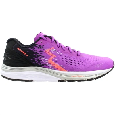 361 Degrees Spire 3 Womens Fitness Workout Running Shoes In Purple