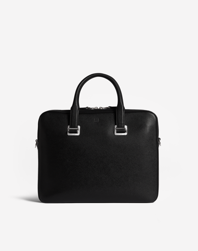 Dunhill Leather Cadogan Document Case In Black