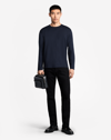 DUNHILL INSIGNIA COTTON LONG SLEEVE T-SHIRT
