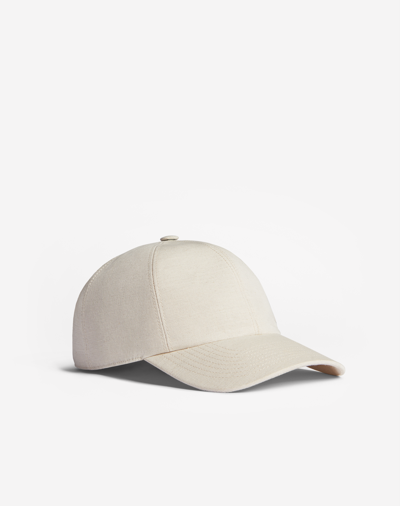 Dunhill Canvas Cap In Beige
