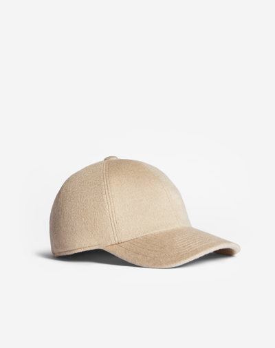 Dunhill Technical Cashmere Cap In Beige