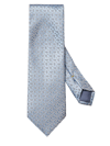 Eton Men's Paisley Silk Tie In Blue