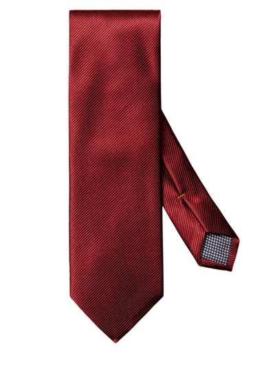 Eton Men's Silk Twill Tie In Red