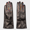 Paul Smith Women Glove Con Swirl In Blacks