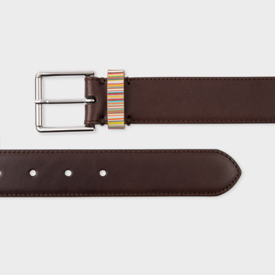 Paul Smith Men Belt M Strp Keeper In Browns