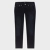 PS BY PAUL SMITH TAPERED-FIT BLACK MID-WASH STRETCH JEANS BLUE