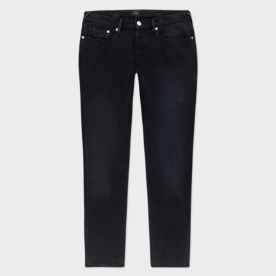 PS BY PAUL SMITH TAPERED-FIT BLACK MID-WASH STRETCH JEANS