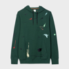 PAUL SMITH MENS INK MARK EMBROIDERED HOODY