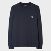 Ps By Paul Smith Ps Paul Smith Zebra Logo Sweatshirt In Organic Cotton In Navy