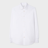 Paul Smith Tailored-fit White Cotton 'signature Stripe' Cuff Shirt In Whites