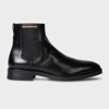 PAUL SMITH BLACK LEATHER 'LANSING' CHELSEA BOOTS